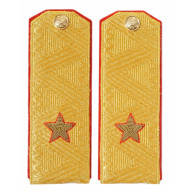 Épaulières de chemise PARADE GÉNÉRALE soviétique Épaulettes de l'armée Épaulières de chemise PARADE GÉNÉRALE soviétique Épaulettes de l'armée
