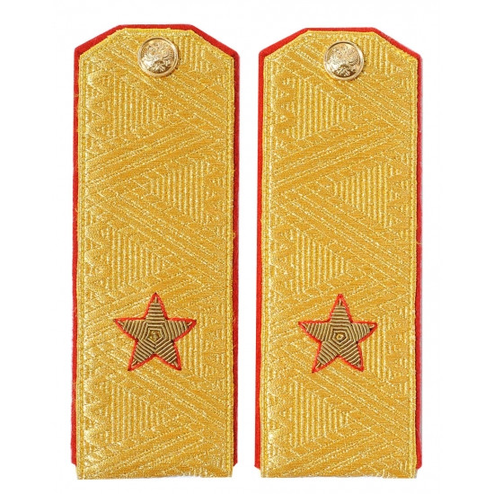 Soviético GENERAL PARADE camisa hombros tableros ejército epaulets