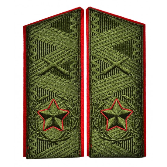 Soviética / rusa principal MARSHAL artillería URSS uniforme hombro placas