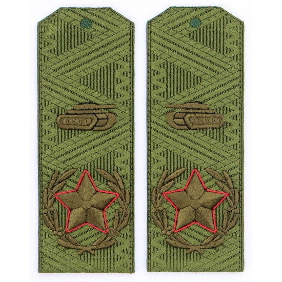  Soviet main MARSHAL of armored forces field uniform shoulder boards