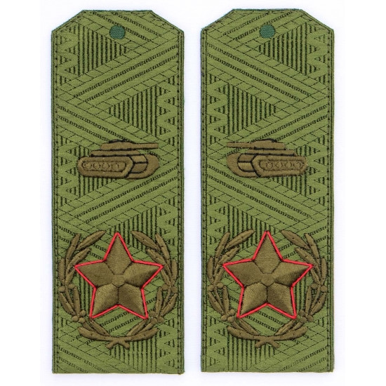 Sowjetischer Hauptmarschall der gepanzerten Kräfte Felduniformschultervorstände