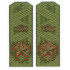 MARSHAL principal soviético de fuerzas armadas campo uniforme hombro placas