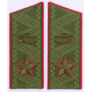 MARSHAL principal soviético de fuerzas armadas campo sobretodo hombro placas