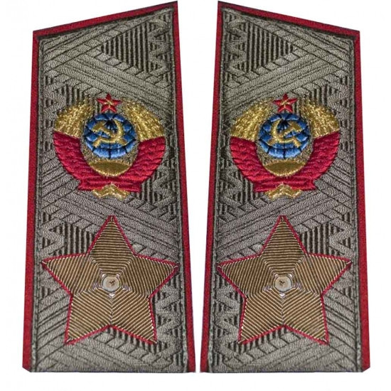 Mariscal Soviética URSS uniforme hombro diario de charreteras