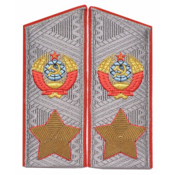 Soviet marshal's USSR overcoat shoulder boards epaulets