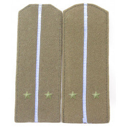 Wwii soviétique / officier de planches d`épaule original militaire rouge d`aviation