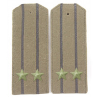 Soviet wwii / red army original shoulder boards high-ranking officer of artilery & tank forfe