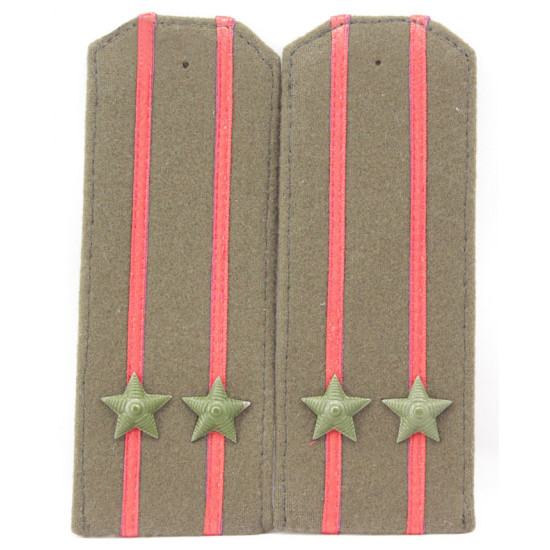 Soviet wwii / red army original shoulder boards high-ranking officer