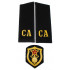   military shoulder boards "ca soviet army" with patch construction battalion