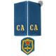   military shoulder boards "ca soviet army" with patch aviation force