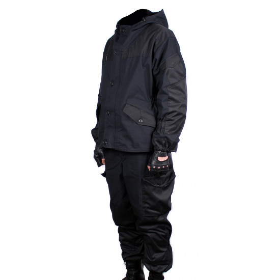 Gorka 3 Black tactical suit airsoft gear fishing and hunting uniform