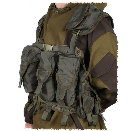 "alpha" sposn sso airsoft assault vest tactical equipment for gorka suit
