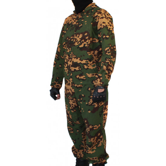 "klm" sniper tactical camo uniform on zipper "partizan" pattern bars