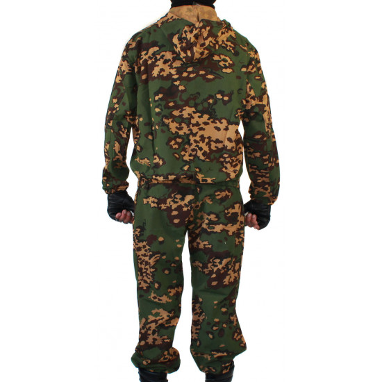 "klm" sniper tactical camo uniform on zipper "partizan" pattern bars