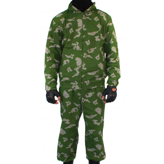 "klm" sniper tactical camo uniform berezka on zipper "klmk" pattern bars