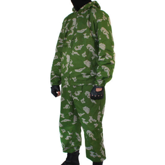 Airsoft "klm" sniper tactique camo uniforme berezka sur zipper motif "klmk"