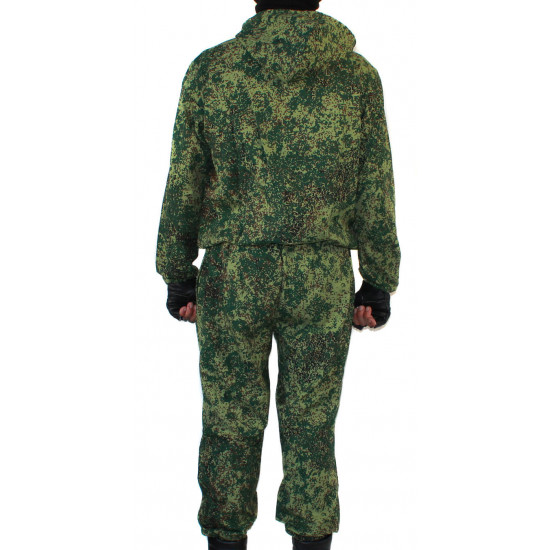 "klm" sniper tactical camo uniform on zipper "pixel" pattern bars