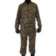 "klm" sniper tactical camo uniform on zipper "digital dark" pattern bars