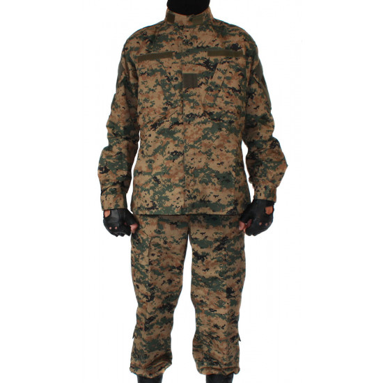 "acu" tactical camo uniform "digital dark" pattern