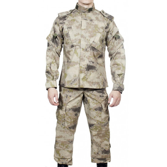 Tireur embusqué de mpa-04 uniforme camo tactique acu dessin de sable magellan