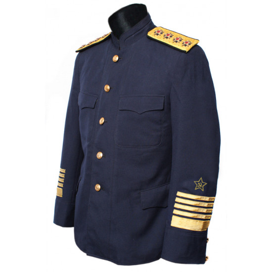 ☆ soviético / chaqueta del almirante veloz naval rusa militares de la urss satisfacen ☆