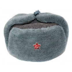 Russische Armee sowjetischen militärischen ursprünglichen Pelz Winter Soldaten Hut ushanka Ohrklappen