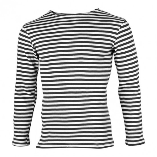 Sowjetische Flotte Navy Stripe T-Shirt, Winterweste (Langarm)