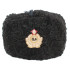 Soviet   naval admiral winter original black astrakhan fur and leather ushanka hat earflaps