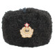 Soviet   naval admiral winter original black astrakhan fur and leather ushanka hat earflaps