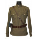 Soviet military brown shoulder sling for portupeya belt