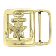 Russische Generäle des russischen Militärs der Sowjetarmee schnallen für Gurt