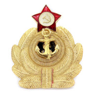 La urss insignia del sombrero de oficiales naval cocarde