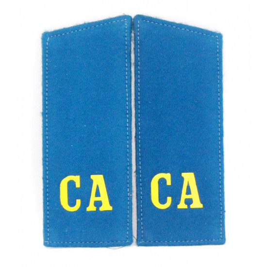   military shoulder boards "ca soviet army" with patch vdv force