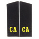 Russian military shoulder boards "ca soviet army" with patch construction battalion