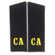   military shoulder boards "ca soviet army" with patch artillery force