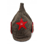 Soviet rkka infantry   red army woolen winter hat budenovka