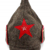 ソビエトrkka歩兵連隊ロシア赤軍毛織物冬帽子budenovka