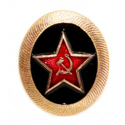 Soviet army   military marines fleet hat badge