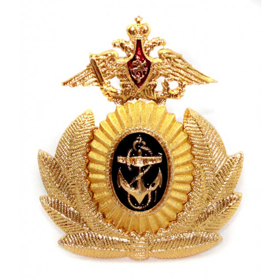   military soviet naval officer's hat badge cocarde
