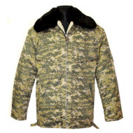 Tactical officer's winter warm camouflage jacket