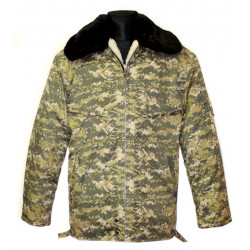 Tactical officer's winter warm camouflage jacket