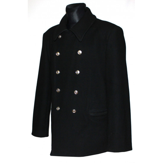 Soviet fleet / russian naval winter warm officer's jacket, coat 'bushlat'