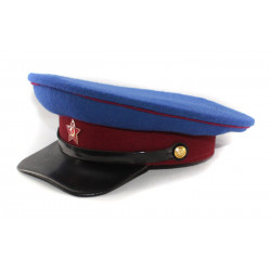 Soviet officer's dark blue visor hat wwii