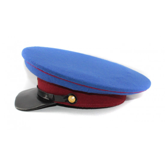 Oficiales nkvd rusos soviéticos sombrero de la visera azul oscuro wwii