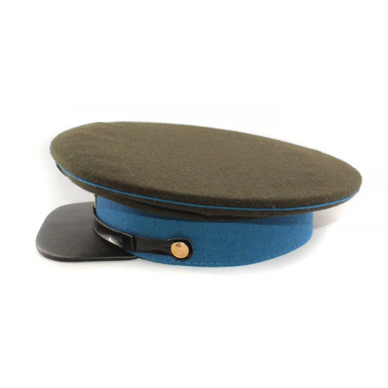 Casquette de visière d`officiers d`aviation militaire rouge russe soviétique rkka chapeau