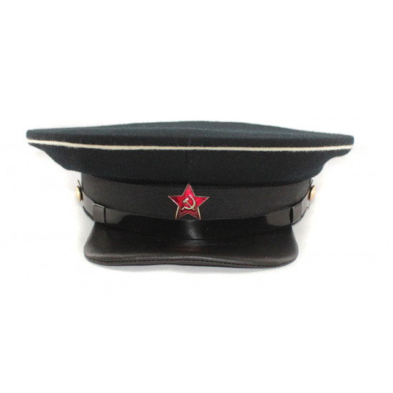 Soviet   red army naval rkka officer's ussr visor cap wwii