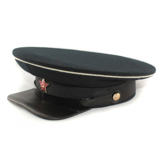 Soviet   red army naval rkka officer's ussr visor cap wwii