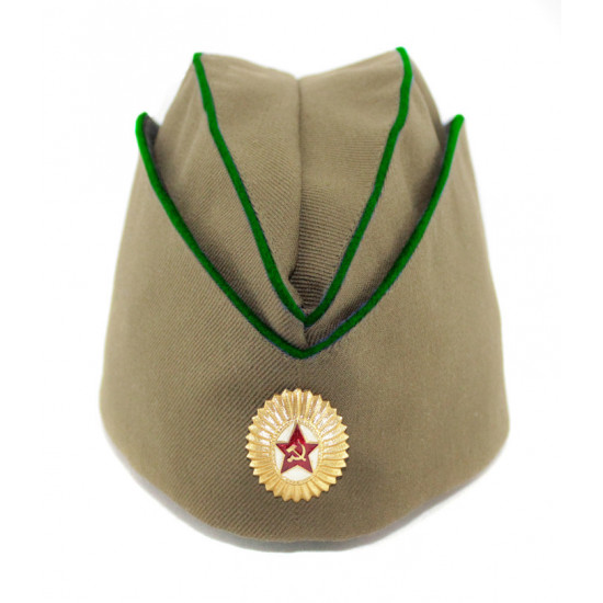 Soviet   military border guards department officer's summer hat pilotka