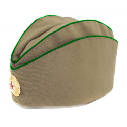 Soviet   military border guards department officer's summer hat pilotka Soviet   military border guards department officer's summer hat pilotka