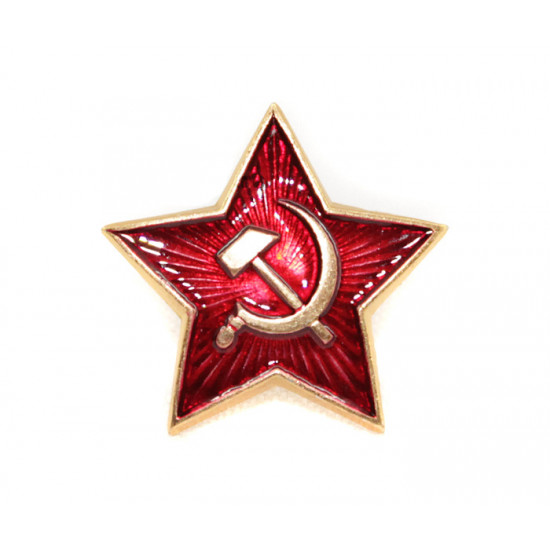 Soviet red army   military little star ussr pin badge